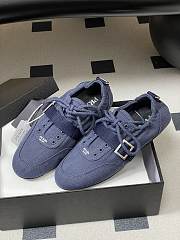 Prada Collapse canvas sneakers navy - 5