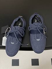 Prada Collapse canvas sneakers navy - 4