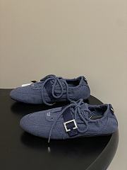 Prada Collapse canvas sneakers navy - 3