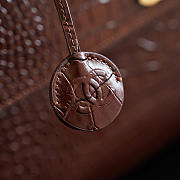 Chanel maxi brown bag size 22x38x16cm - 5