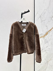 Loewe Fur cardigan brown  - 1
