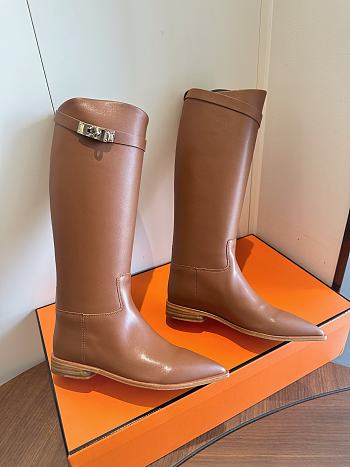 Hermes knee-high boots